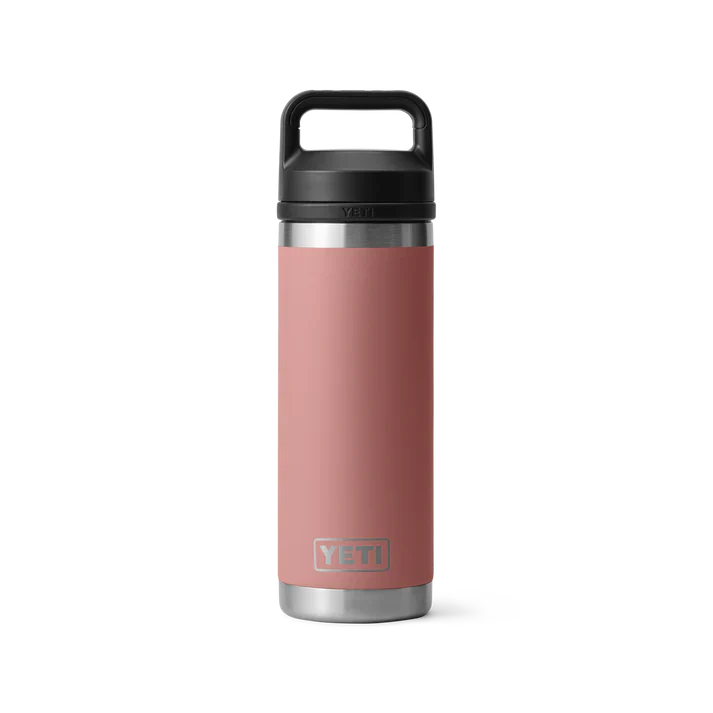 Rambler 18 oz Bottle with Chug Cap Variable Yeti Sandstone Pink