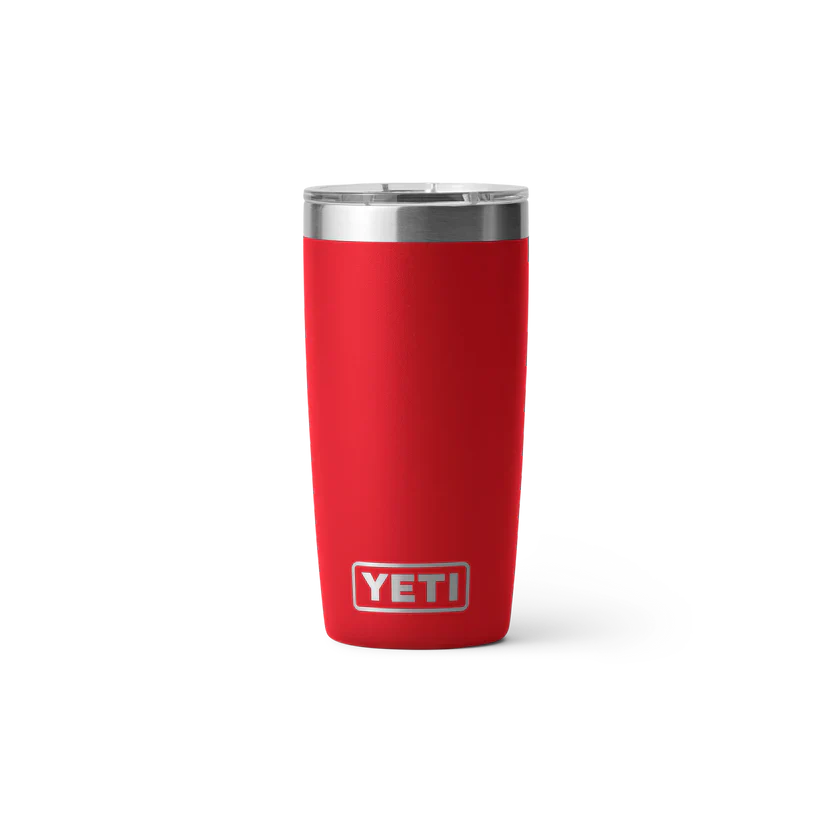 Rambler 10 oz Tumbler Variable Yeti RESCUE RED