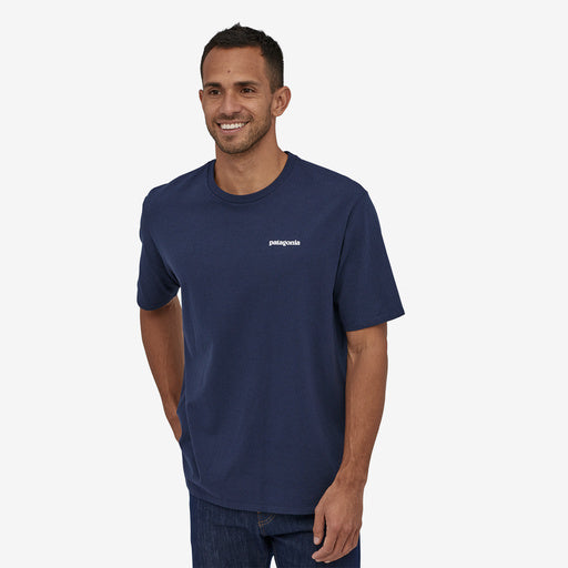 Men's P-6 Logo Responsibili-Tee Patagonia S NAVY