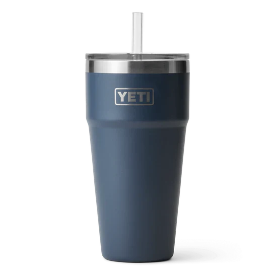 Rambler 26 oz Straw Cup yeti Yeti Navy