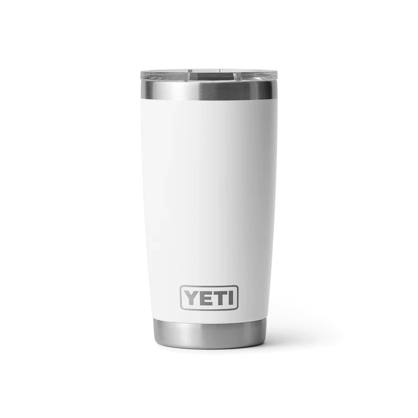 Rambler 20 oz Tumbler Variable Yeti White