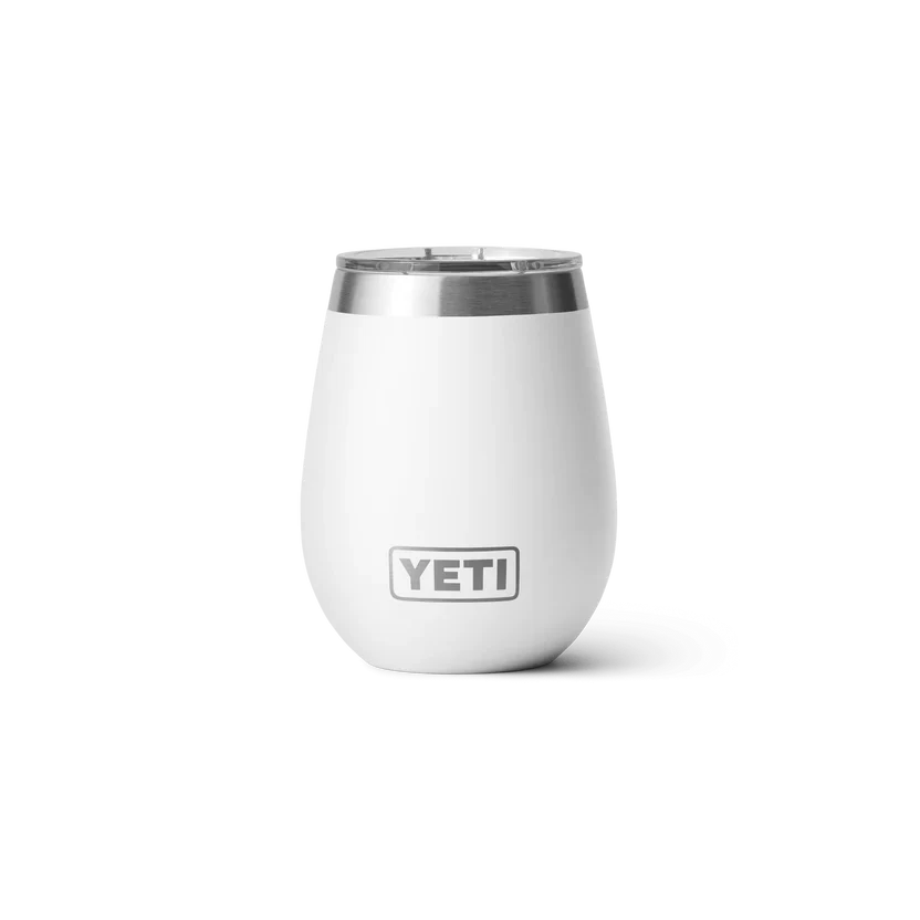 Rambler 10oz Wine Tumbler Variable Yeti White