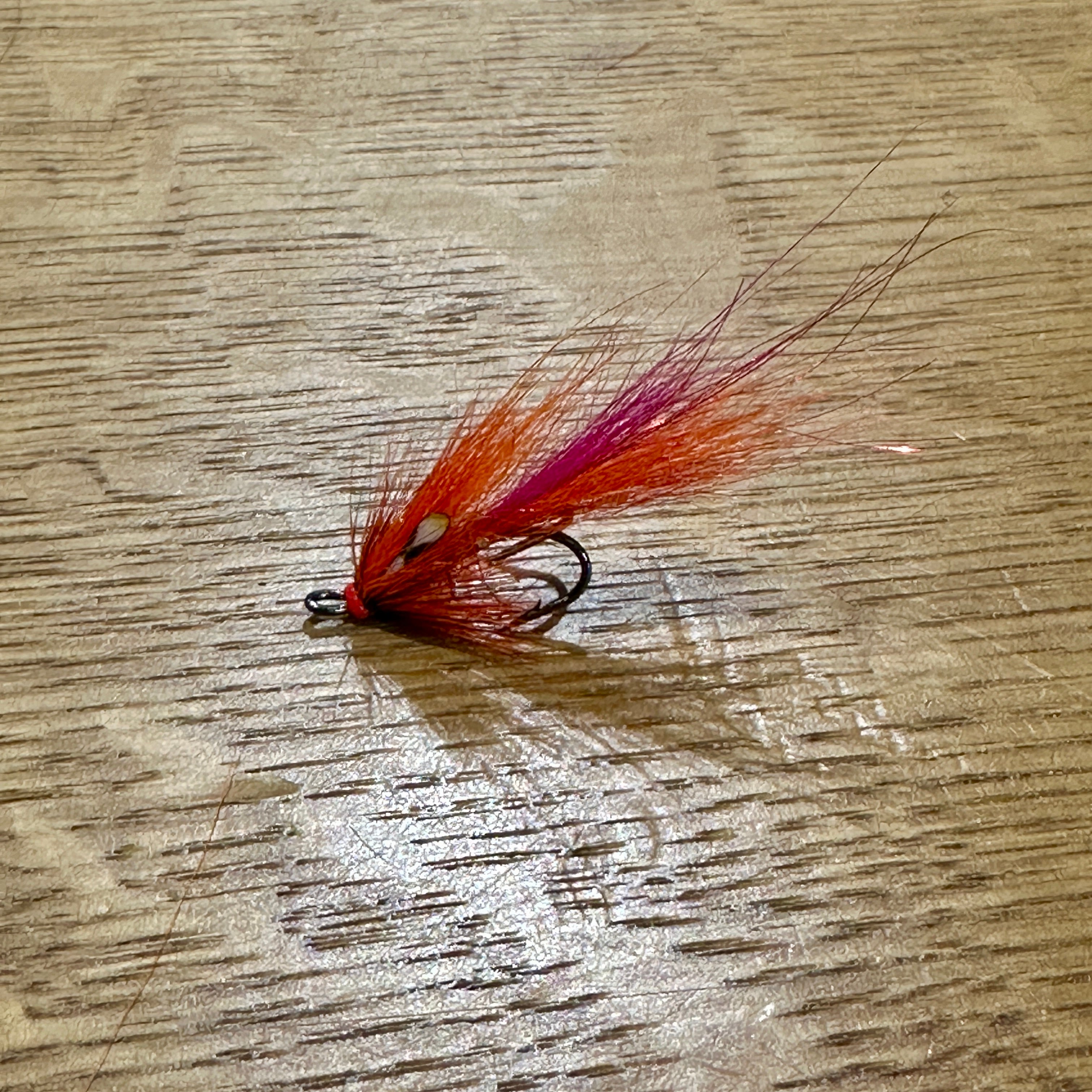Calvin Shrimp - Tied with arctic runner hair atlantic flies #8