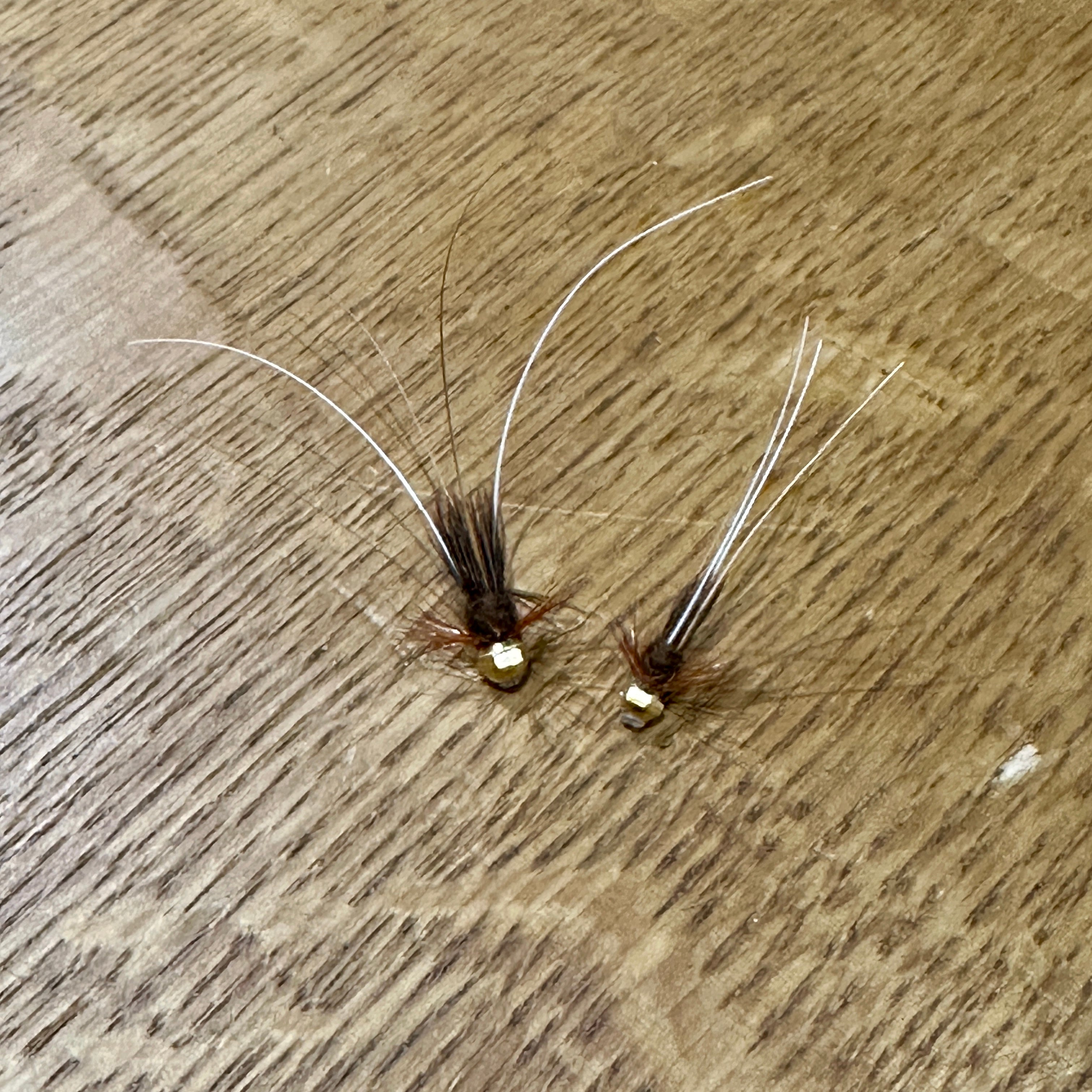 HEX CONE Brown UV Frances Tube Fly atlantic flies 3.8mm