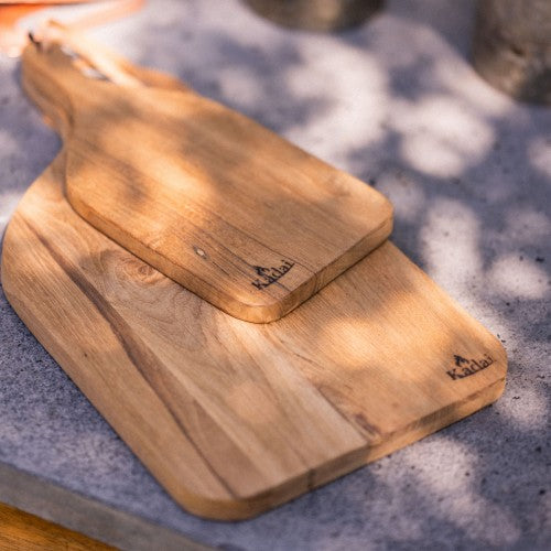 Kadai Teak Chopping Boards fire pit accessory kadai