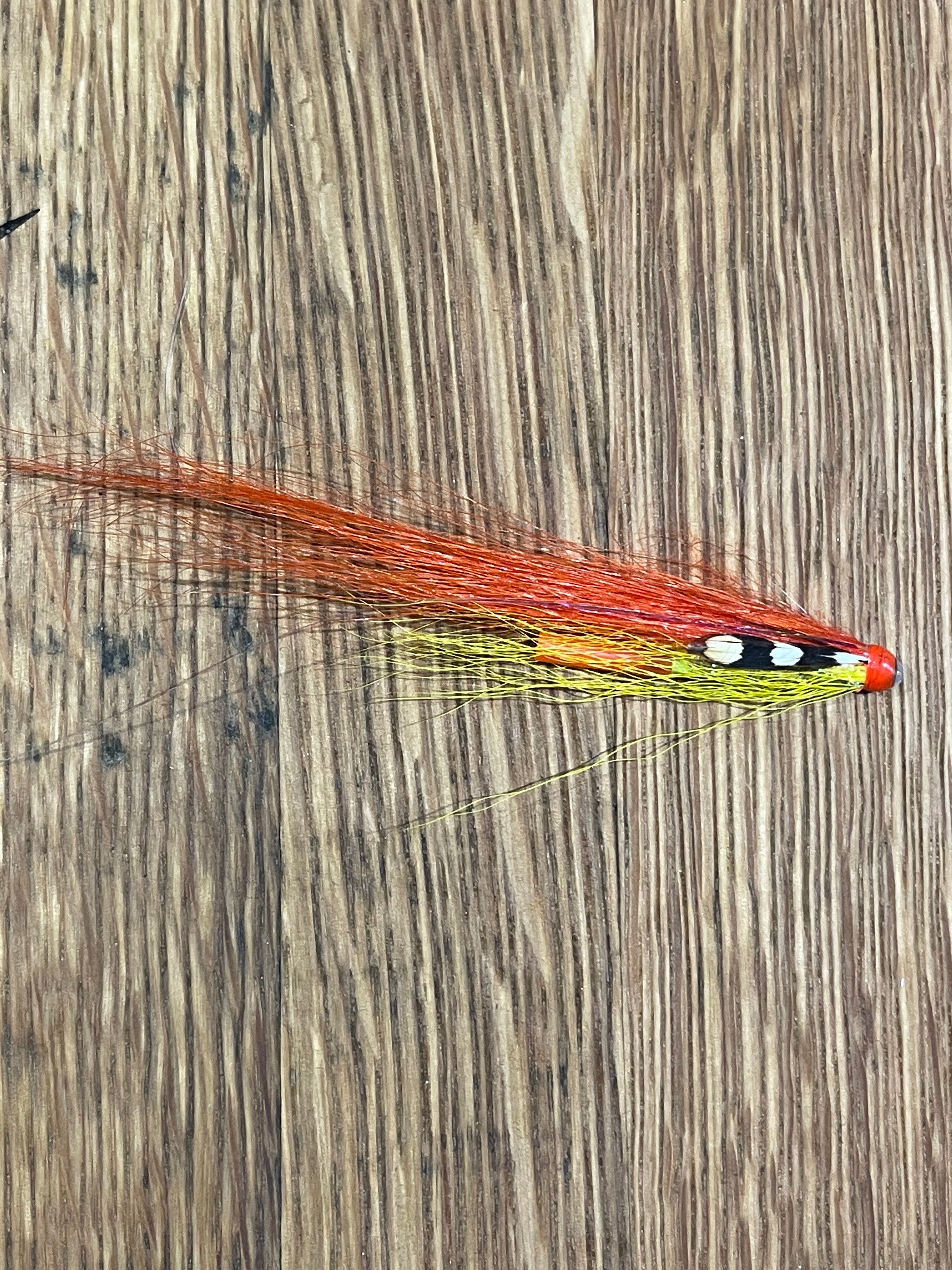 Tummel Tiger Spey Tail - Tube Fly Shadow Flies 1" Copper Tube