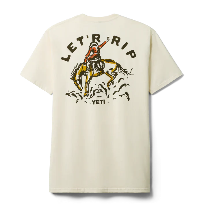 Yeti LET'R RIP Short sleeved T-Shirt clothing Yeti XL