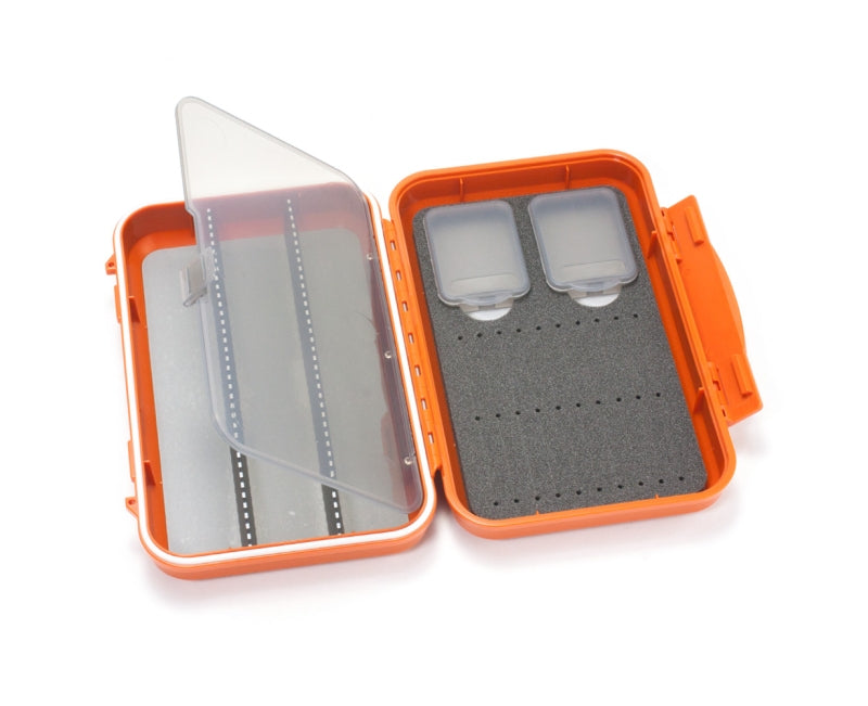C&F Design Waterproof Tube Fly Case with 3 compartments Twinpeakesflyfishing