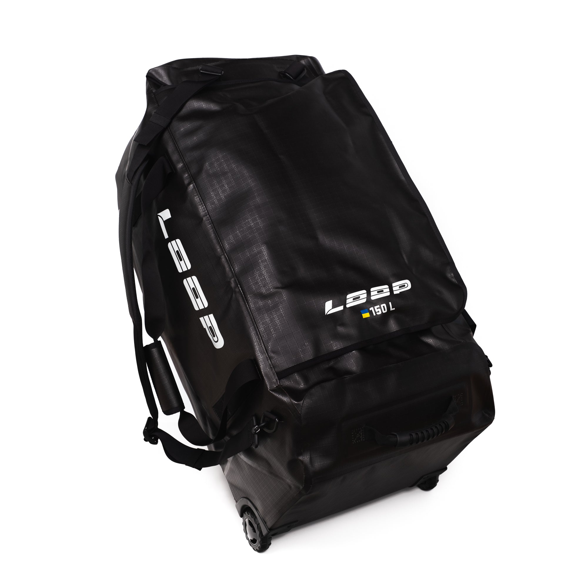 Dry Travel Wheelbag 150L, Black simple LOOP Tackle