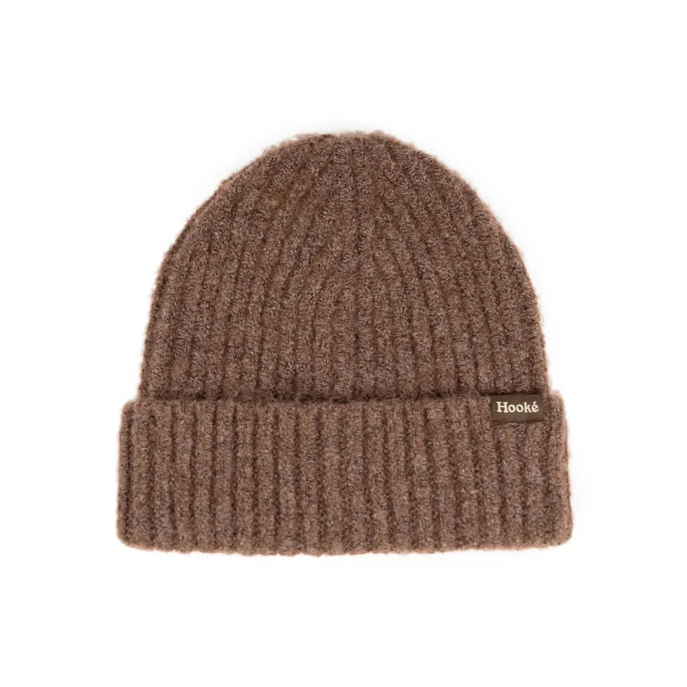 Hooké - Signature Beanie - Heather Brown Beanie Hooké