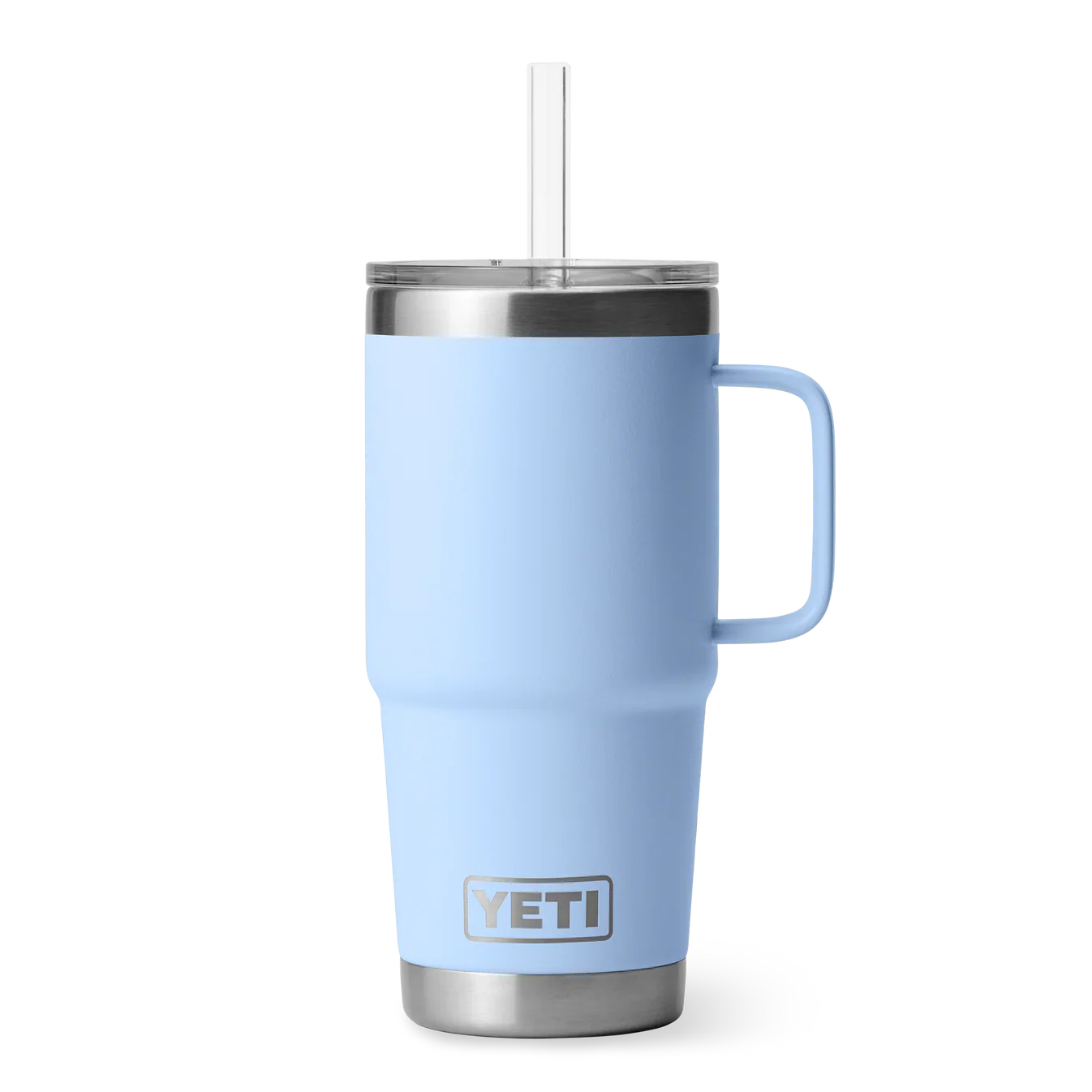 Rambler 25 oz Straw Mug yeti Yeti Big Sky Blue