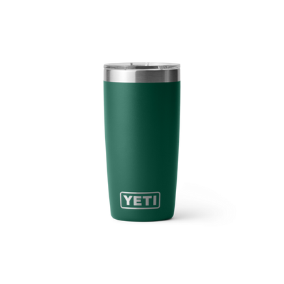 Rambler 10 oz Tumbler Variable Yeti Black Forest Green