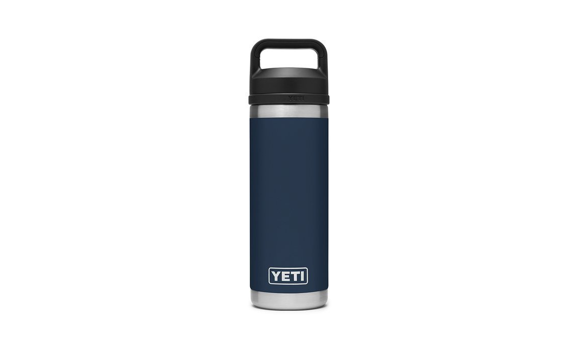 Rambler 18 oz Bottle with Chug Cap Variable Yeti Navy  