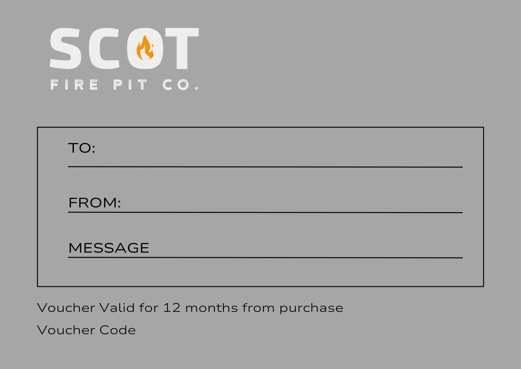 Scottish Fire Pit Co - Gift Card