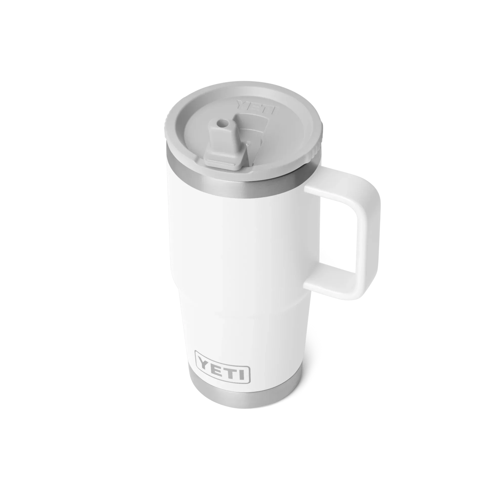 YETI 20 oz Straw Travel Mug variable Yeti White
