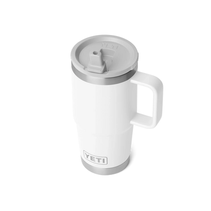 YETI 20 oz Straw Travel Mug variable Yeti White