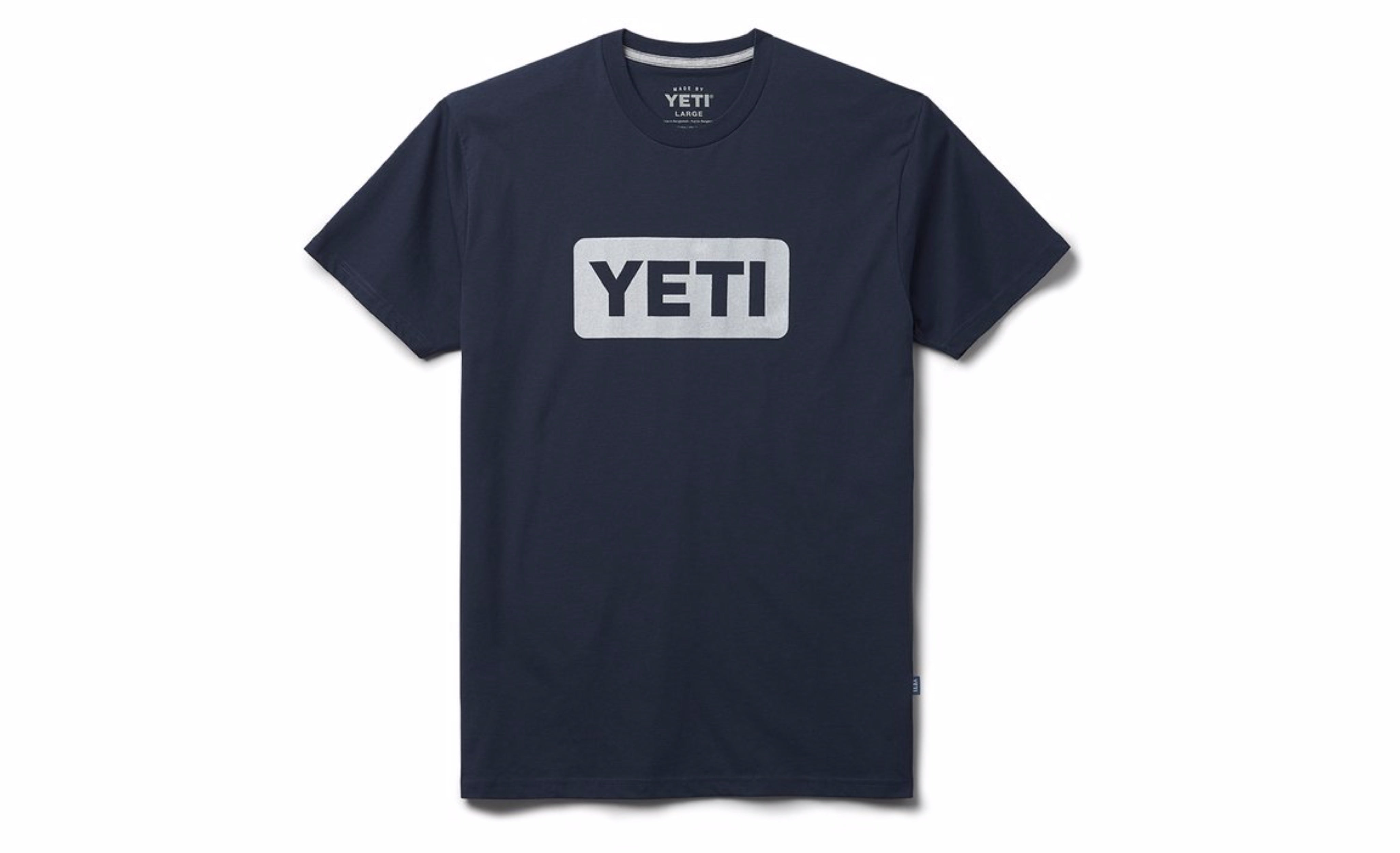 YETI PREMIUM LOGO BADGE SHORT SLEEVE T-SHIRT Variable Yeti Navy / White L 