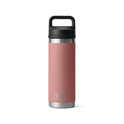 Rambler 18 oz Bottle with Chug Cap Variable Yeti Sandstone Pink