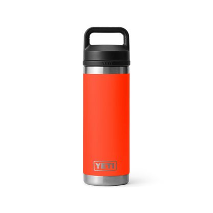 Rambler 18 oz Bottle with Chug Cap Variable Yeti Solar Flare