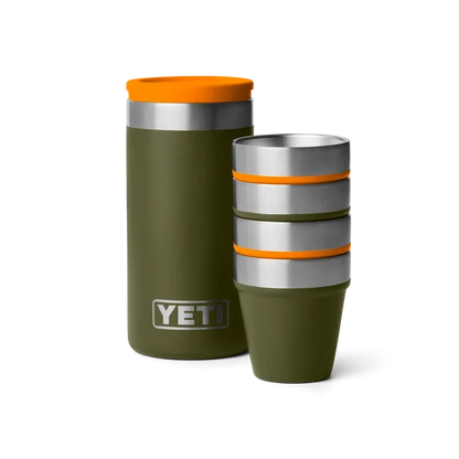 YETI Shot Glasses shot glass Yeti Olive/King Crab Orange