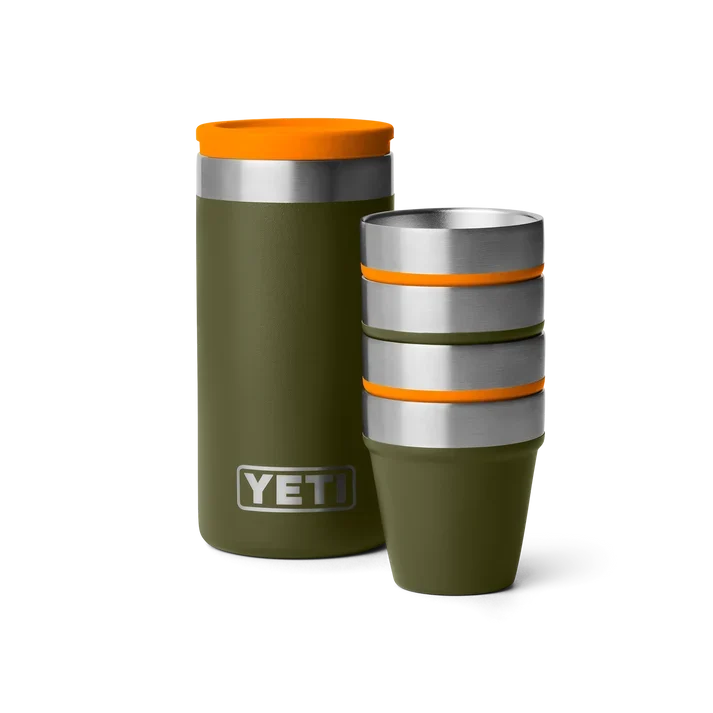 YETI Shot Glasses shot glass Yeti Olive/King Crab Orange