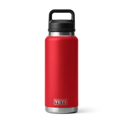 Rambler 36 oz Bottle Chug Variable Yeti Rescue Red  