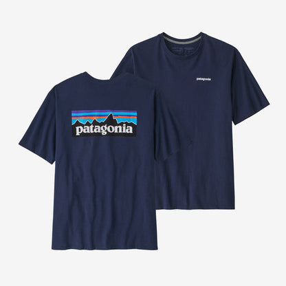 Men's P-6 Logo Responsibili-Tee Patagonia Large Navy