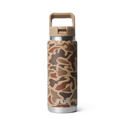 RAMBLER® 26 OZ (769 ML) BOTTLE WITH STRAW CAP Yeti Wetlands Camo