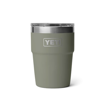 Rambler 16 oz Stackable Cup variable Yeti Pampa Green