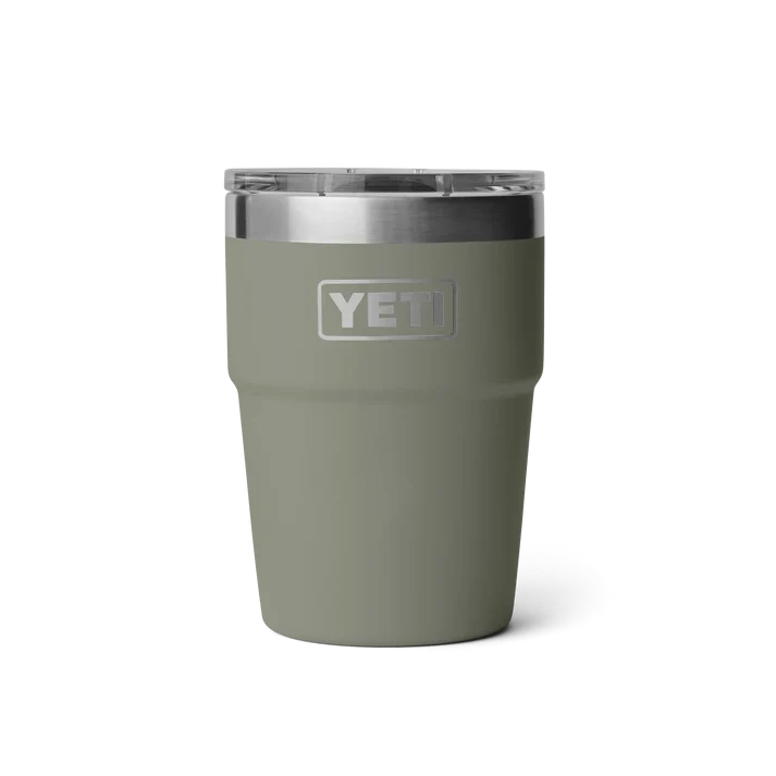 Rambler 16 oz Stackable Cup variable Yeti Pampa Green