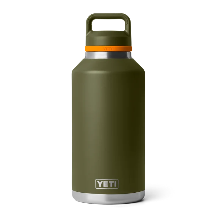 Rambler 64 Oz Bottle simple Yeti Olive/King Crab Orange