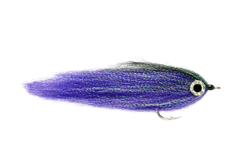 Magnetic Minnow Blurple Flies Fulling mill #2/0  