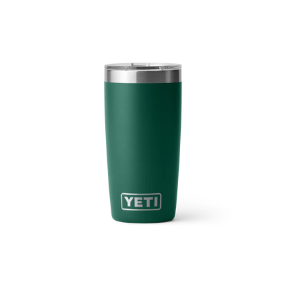 Rambler 10 oz Tumbler Variable Yeti Black Forest Green