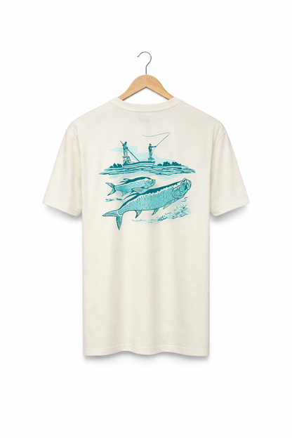 Yeti Tarpon Flies Short sleeved T-Shirt clothing Yeti