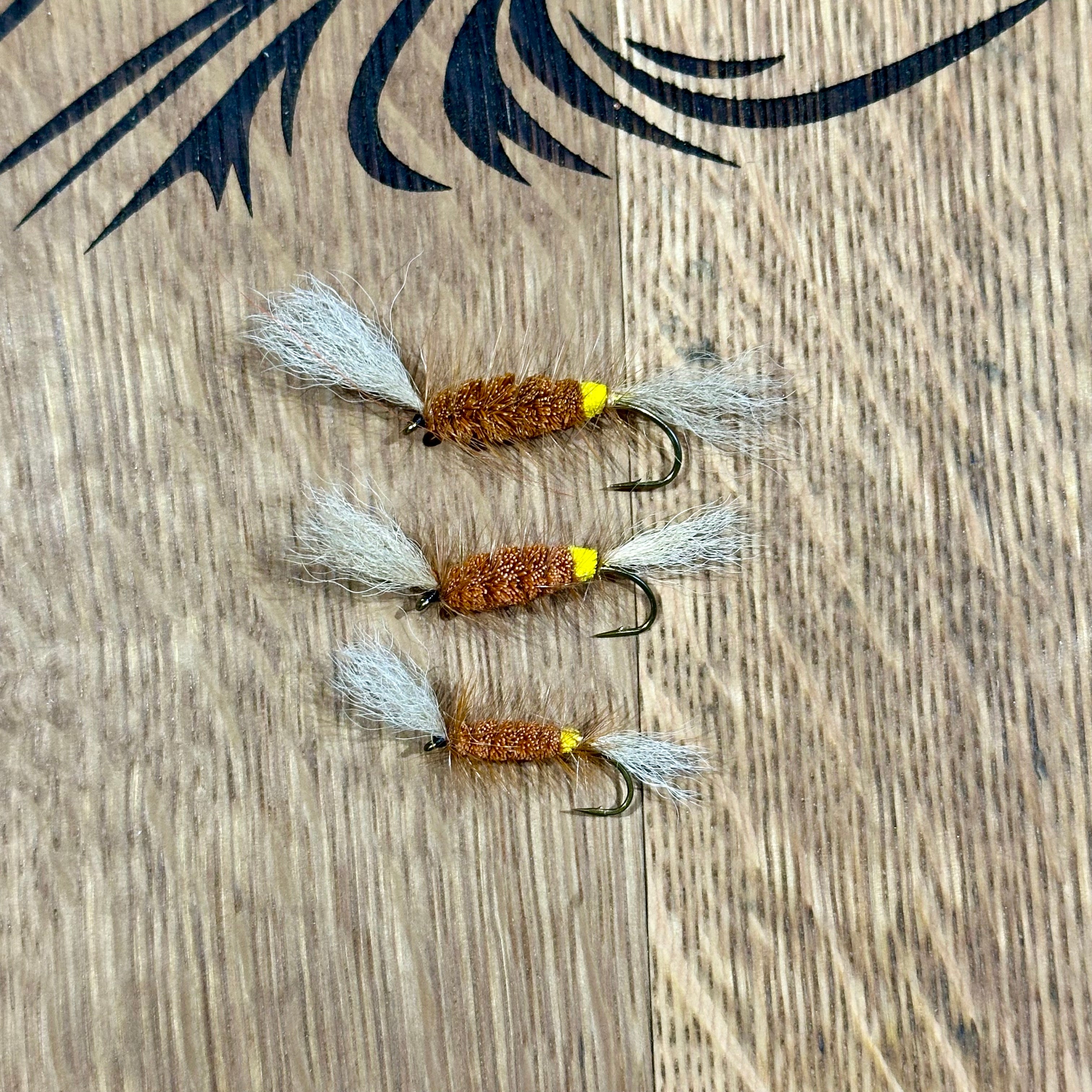 Brown Cigar Bomber Salmon Fly flies Shadow Flies   
