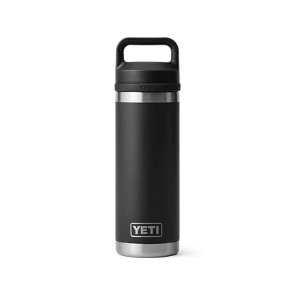 Rambler 18 oz Bottle with Chug Cap Variable Yeti BLACK  