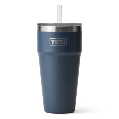 Rambler 26 oz Straw Cup yeti Yeti Navy  