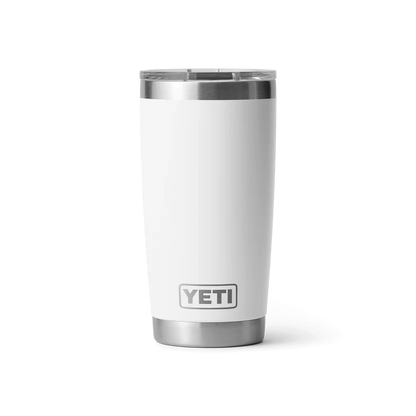 Rambler 20 oz Tumbler Variable Yeti White  