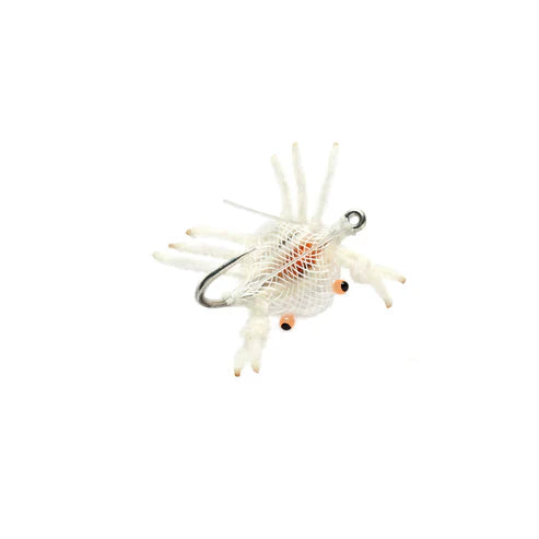 Flexo Crab Flies Fulling mill #2 White 