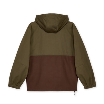 Hooké - Anorak - Dark Olive & Brown Jacket Hooké