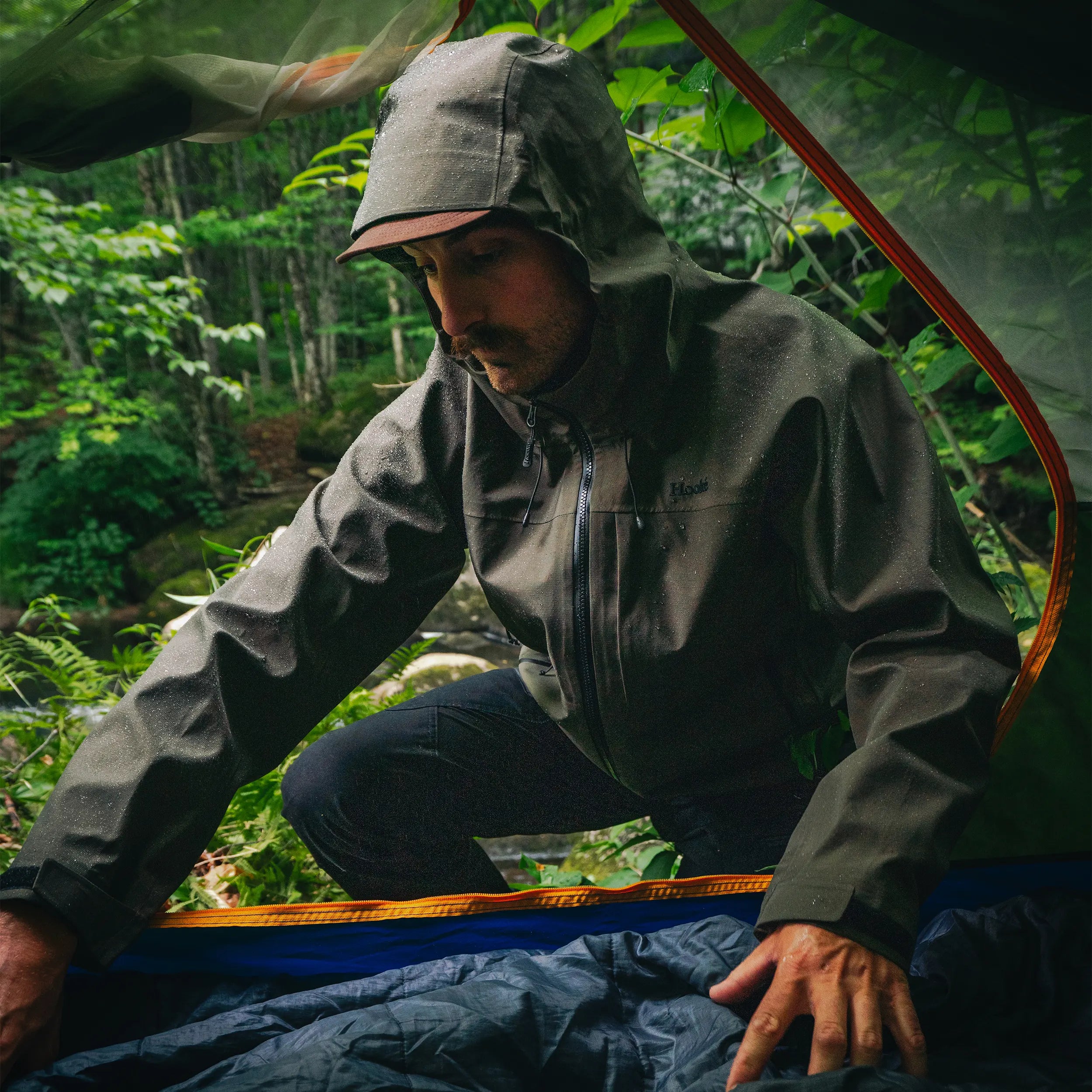 Hooké - Frontier Hardshell - Dark Olive Jacket Hooké