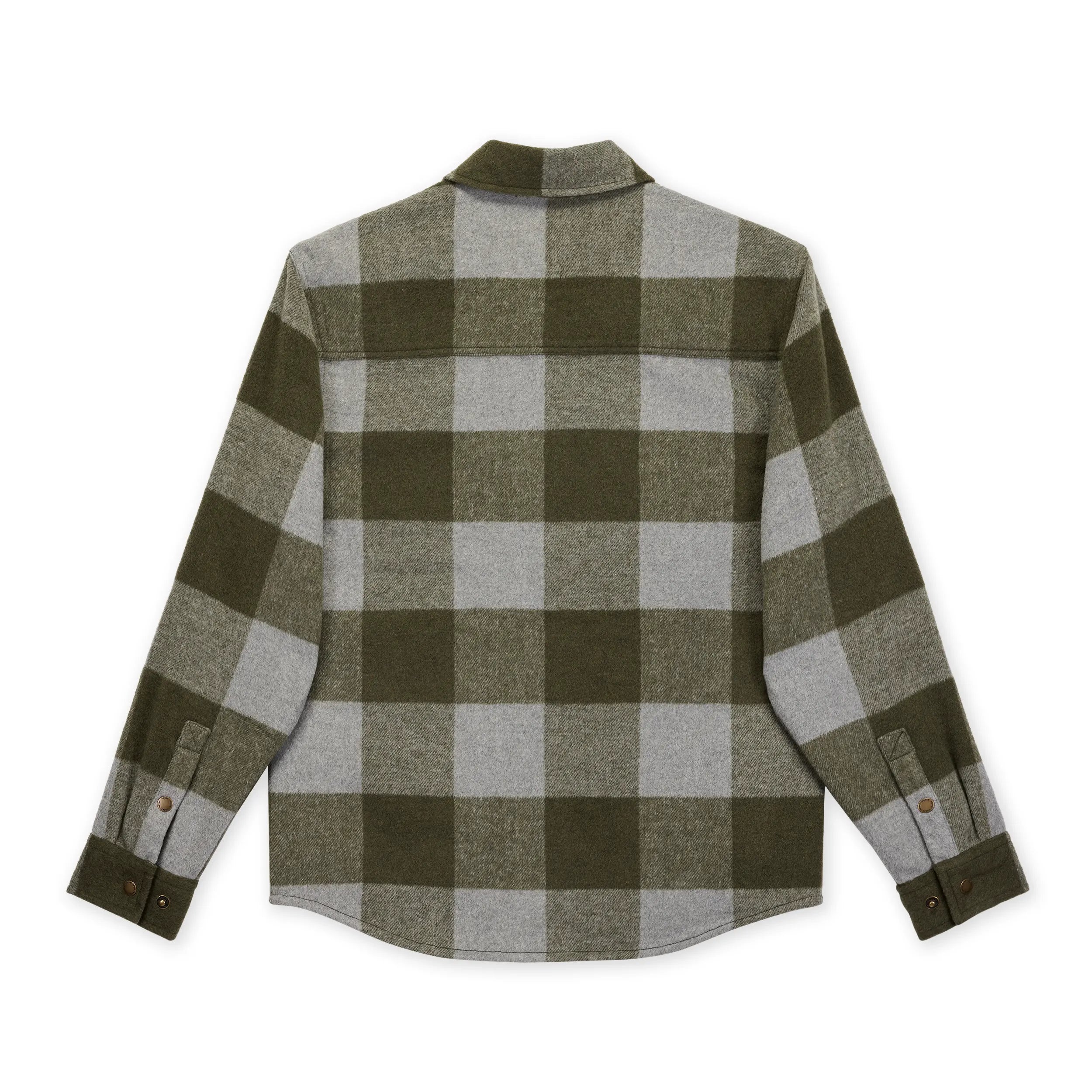 Hooké - Canadian Over Shirt - Dark Olive & Grey Jacket Hooké