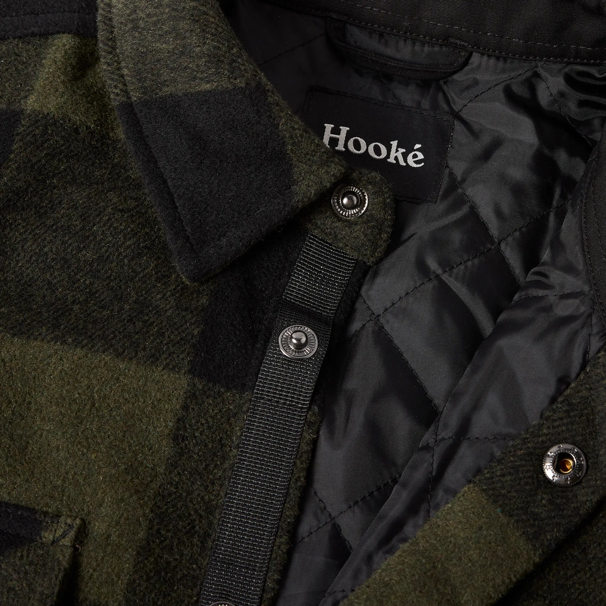 Hooké - Canadian Insulated Shirt - Dark Olive & Black Jacket Hooké