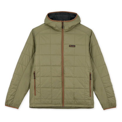 Hooké - Light Weight Insulated Hood Jacket - Burnt Olive Insulated Jacket Hooké M