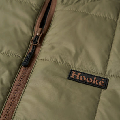 Hooké - Light Weight Insulated Hood Jacket - Burnt Olive Insulated Jacket Hooké