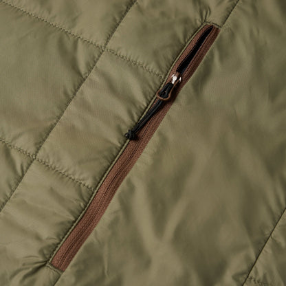 Hooké - Light Weight Insulated Hood Jacket - Burnt Olive Insulated Jacket Hooké