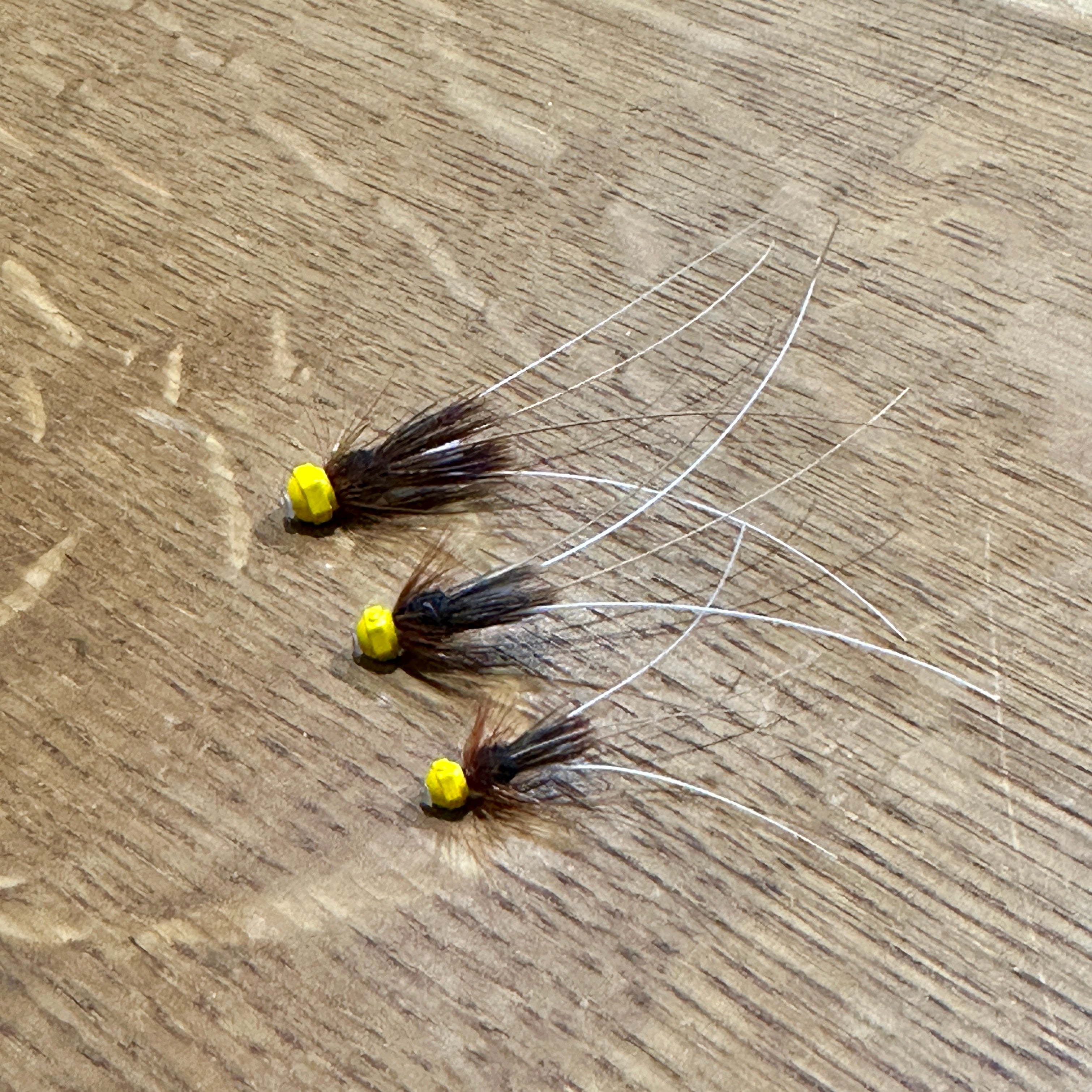 HEX CONE Black Frances Tube Fly atlantic flies
