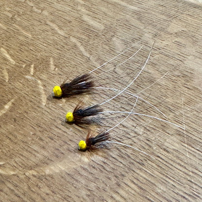 HEX CONE Black Frances Tube Fly atlantic flies
