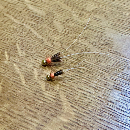 HEX CONE Fluorescent Orange UV Frances Tube Fly atlantic flies