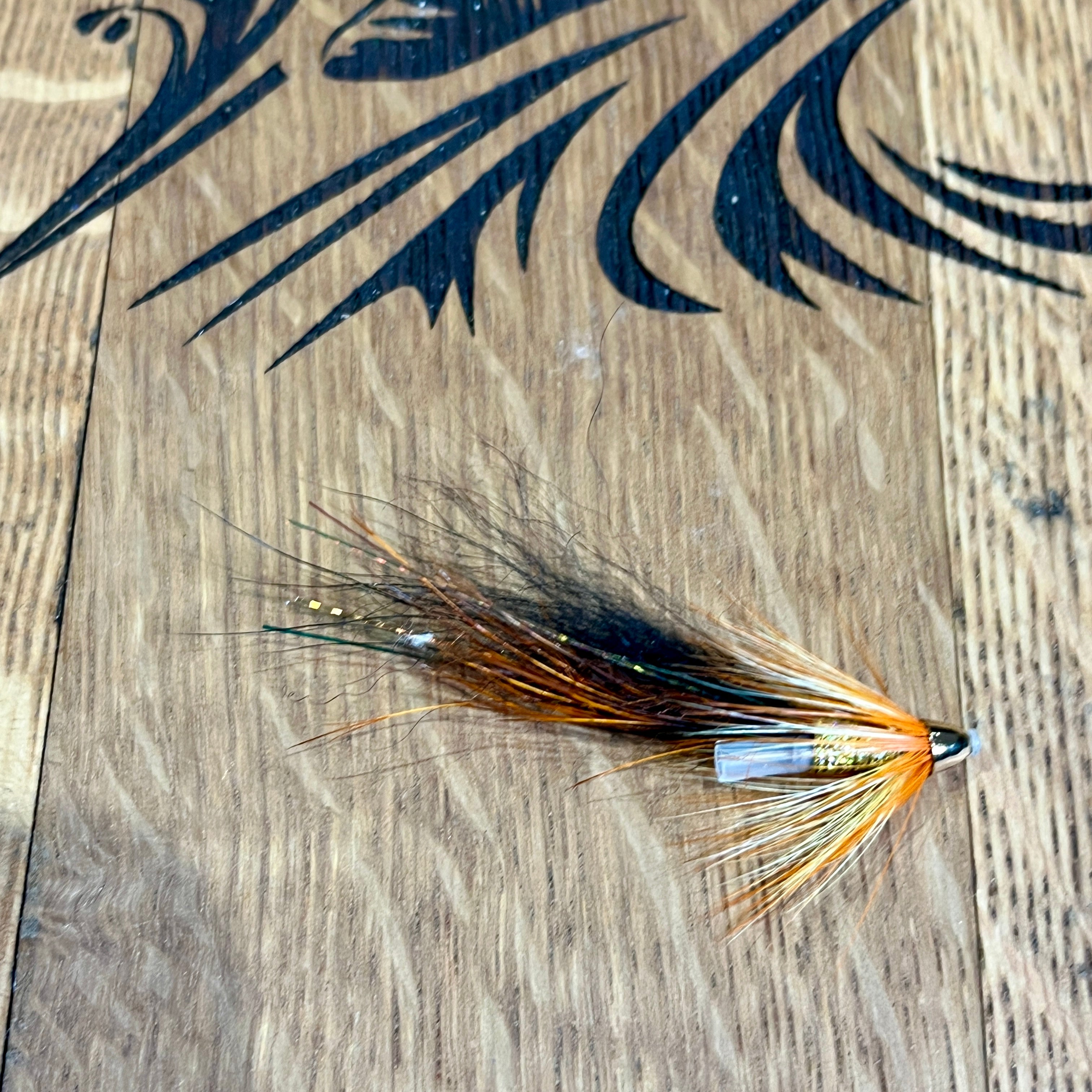 JJ Tube Fly flies Edwin Whyte Black & Orange Large